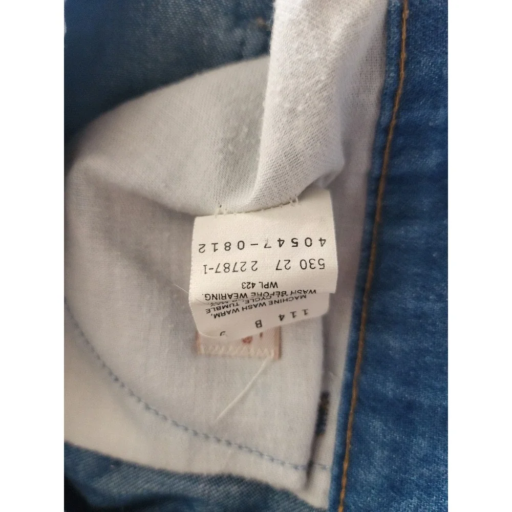 Vintage Levis For Men 34x32 40547-0812 Orange Tab Jeans Blue Denim Made in USA